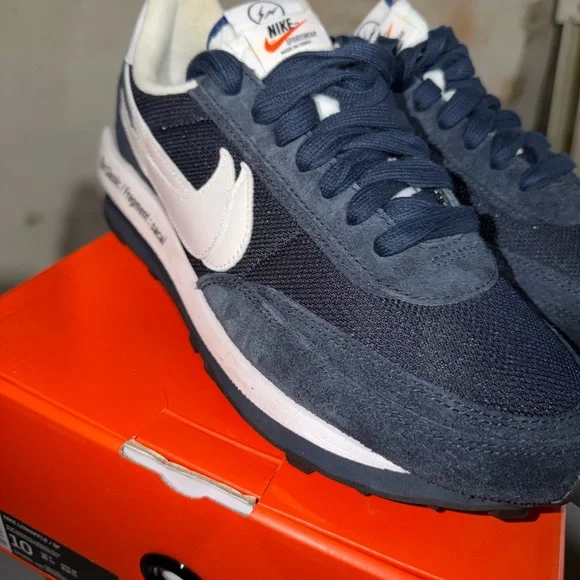 Nike Dark Blue and White Sacai